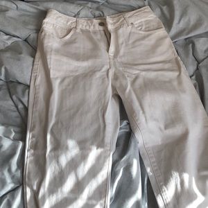 Forever 21 skinny jeans white